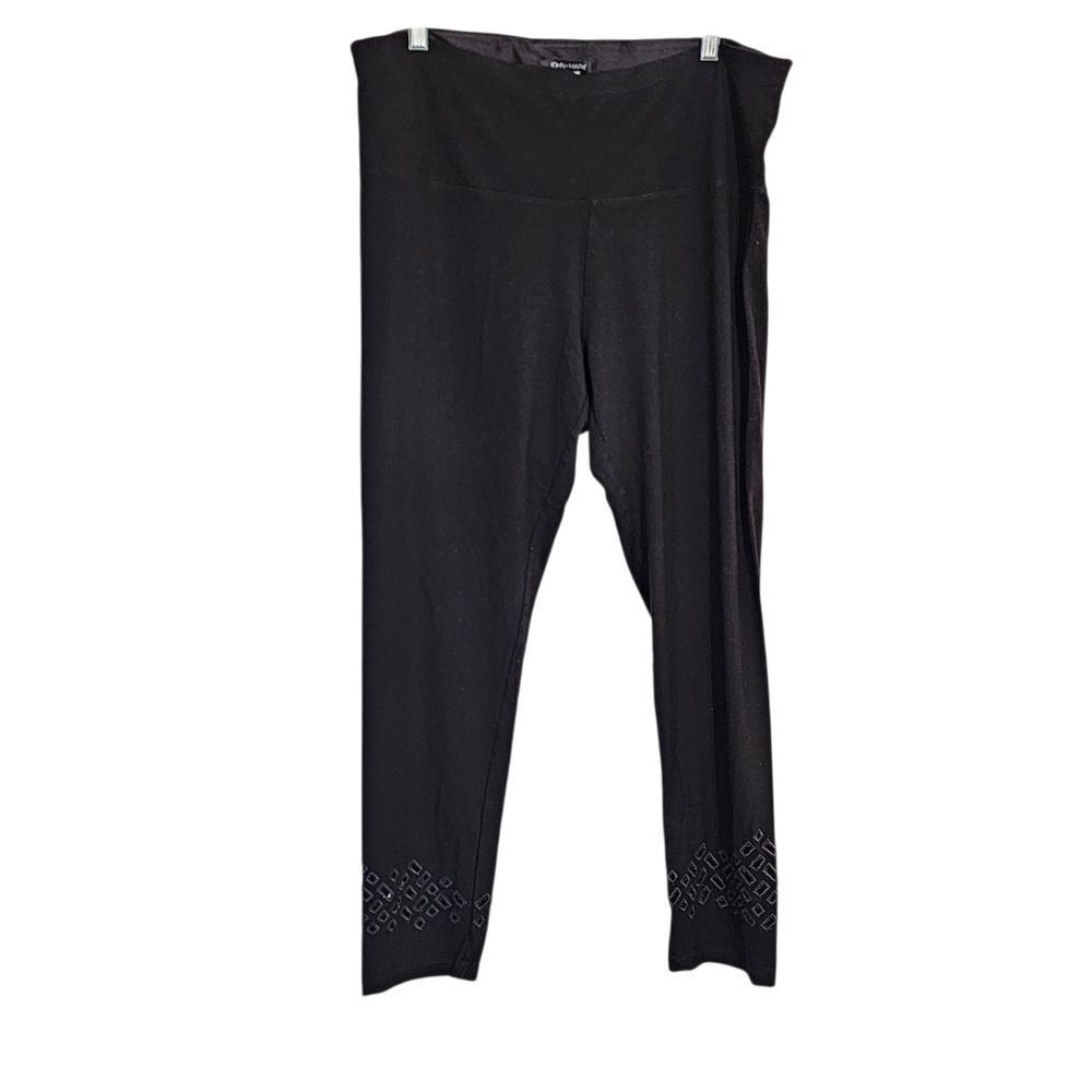 John Mark Leggings 16 Black Pull On Ankle